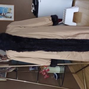 Reversible Black fur coat